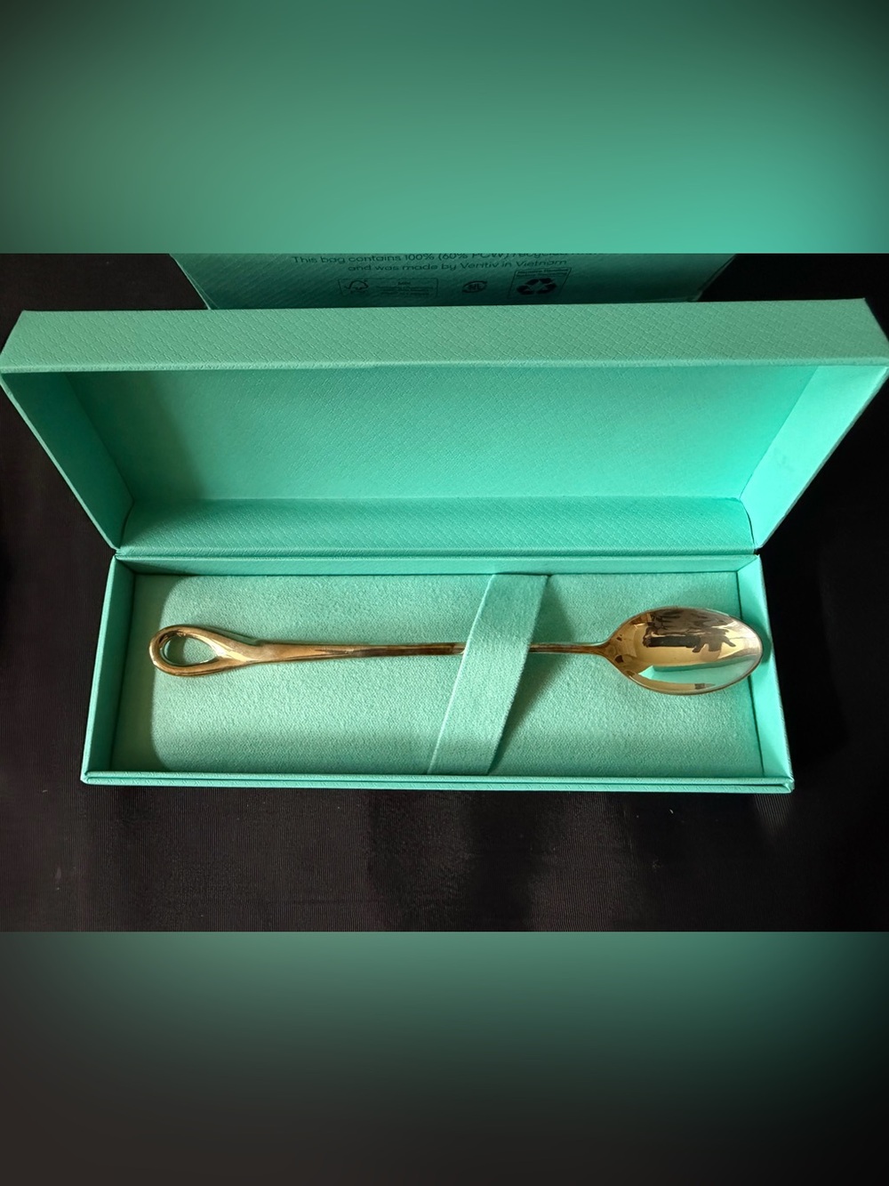 NWT Tiffany Elsa Peretti Padova Sterling Silver  Feeding Spoon